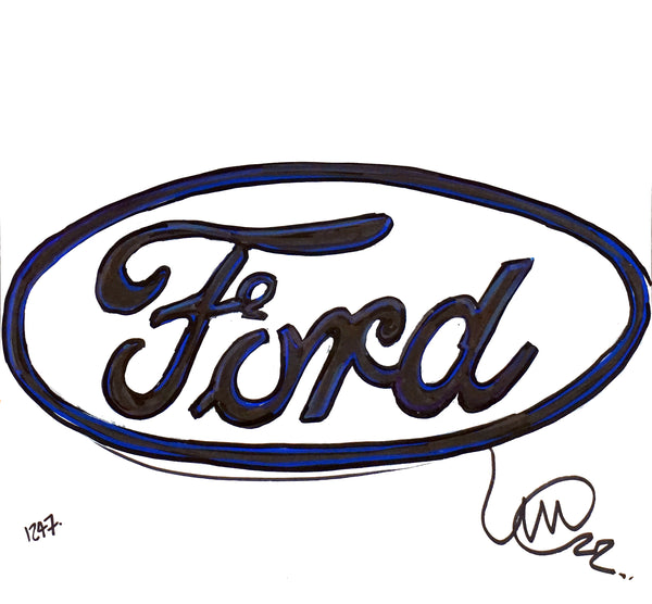 #ContinuousCar No.1247 l Ford ‘blue oval’ logo