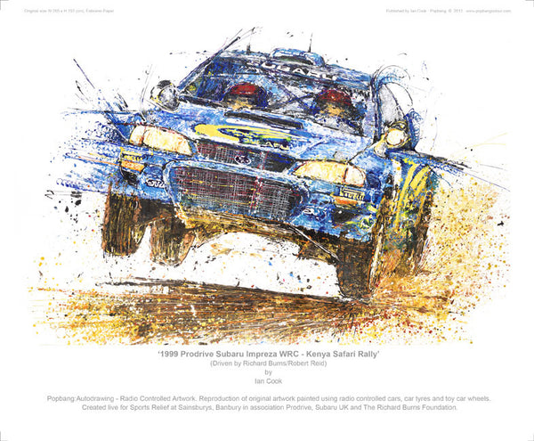 Subaru Prodrive Impreza WRC - Kenya Safari Rally (1999) - POPBANGCOLOUR Shop