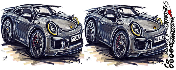 Porsche 911 | #ContinuousCar |  Mug