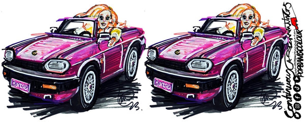 Jaguar XJS Barbie | #ContinuousCar |  Mug