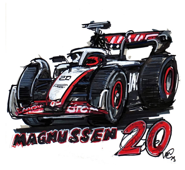 #ContinuousCar No.1735 | Moneygram Haas F1 | Kevin Magnussen