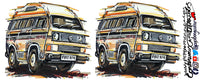 VW Camper - Gilk’s Garage | #ContinuousCar | Mug