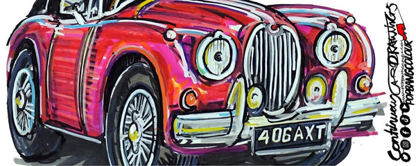 Jaguar MKII |  #ContinuousCar | Mug