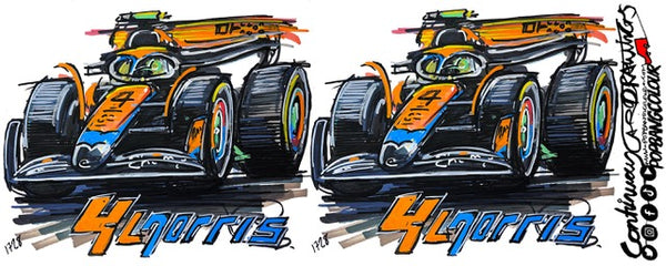 F1 McLaren Lando Norris #4  | #ContinuousCar |  Mug