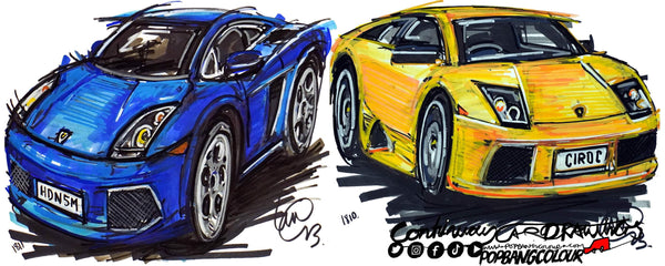 Lamborghini’s - Gallardo & Murciélago | #ContinuousCar |  Mug