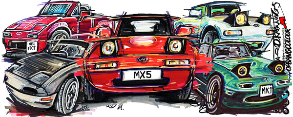 Mazda MX-5 Collection| #ContinuousCar |  Mug