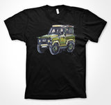 Land Rover Defender #ContinuousCar Unisex T-shirt