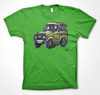 Land Rover Defender #ContinuousCar Unisex T-shirt