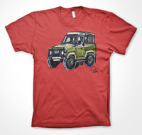 Land Rover Defender #ContinuousCar Unisex T-shirt