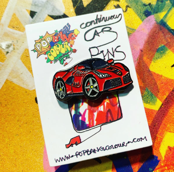 Ferrari LaFerrari - Limited edition red - enamel pin badge - | Limited stock