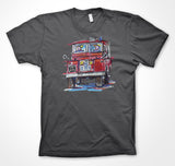 Land Rover Series Fire Tender #ContinuousCar Unisex T-shirt