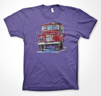 Land Rover Series Fire Tender #ContinuousCar Unisex T-shirt