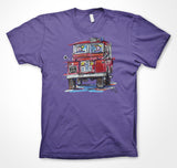 Land Rover Series Fire Tender #ContinuousCar Unisex T-shirt