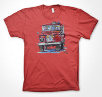 Land Rover Series Fire Tender #ContinuousCar Unisex T-shirt