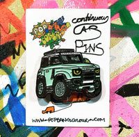 Limited edition Land Rover Defender enamel pin badge - Green | 50 only
