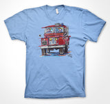 Land Rover Series Fire Tender #ContinuousCar Unisex T-shirt
