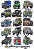 #ContinuousCar poster print collection | Land Rover