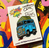 Limited edition VW T2 Camper "Maxine" enamel pin badge - | 2 only remaining