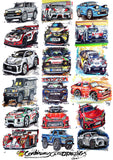 #ContinuousCar poster print collection | Toyota