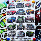 #ContinuousCar poster print collection | MG