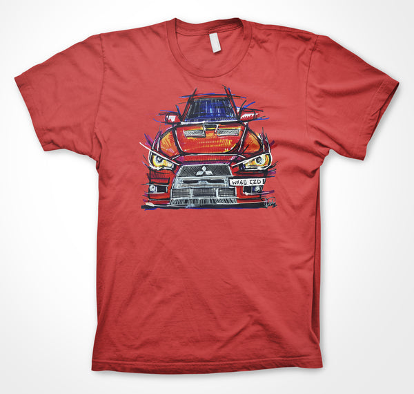 Mitsubishi Evo #ContinuousCar Unisex T-shirt