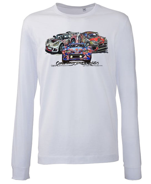 #ContinuousCar collection -  Mission Motorsport ‘Poppy Cars’ - Unisex T-shirt - long sleeve