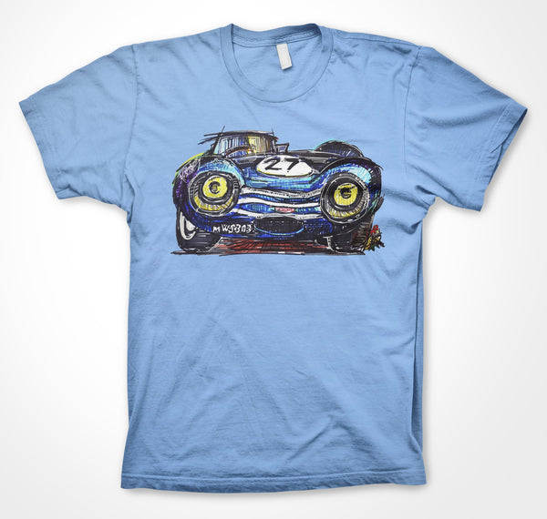 Jaguar D-TYPE #ContinuousCar Unisex T-shirt