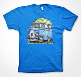 Volkswagen Camper 'Maxine' #ContinuousCar Unisex T-shirt