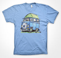 Volkswagen Camper 'Maxine' #ContinuousCar Unisex T-shirt
