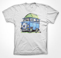 Volkswagen Camper 'Maxine' #ContinuousCar Unisex T-shirt