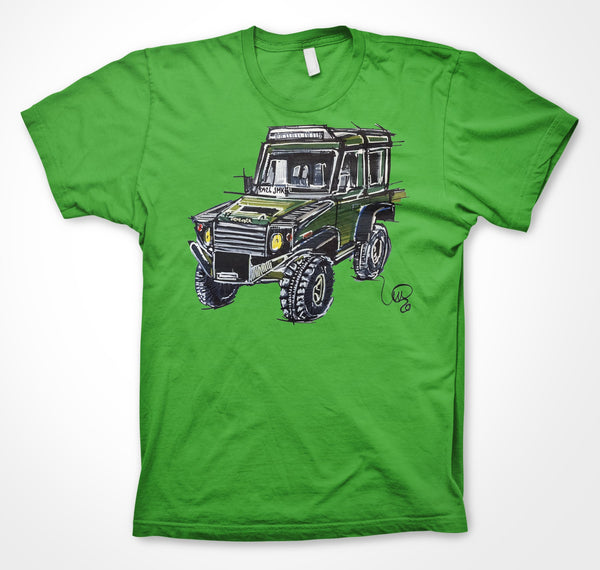 Land Rover Defender 90 - All Seasons  #ContinuousCar Unisex T-shirt