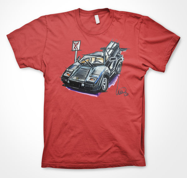 Lamborghini Countach ContinuousCar Unisex T shirt The POPBANGCOLOUR Shop