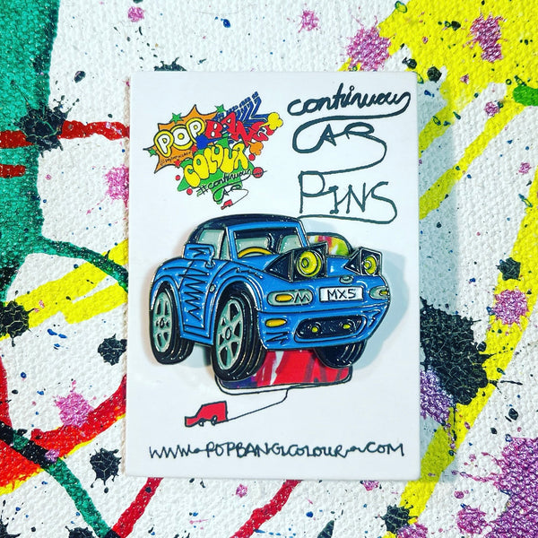 Mazda MX-5 / Miata - Blue | Limited edition enamel pin badge |1 only remaining