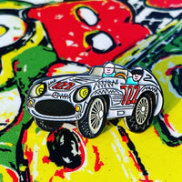 Mercedes-Benz 300 SLR Stirling Moss 977 enamel pin badge - | Limited Stock
