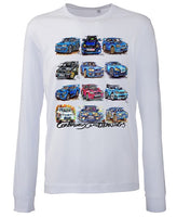 #ContinuousCar collection -  Subaru - Unisex T-shirt - long sleeve