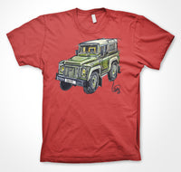 Land Rover Defender 90 HUE 166 edition - Sniff Petrol  #ContinuousCar Unisex T-shirt