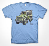 Land Rover Defender 90 HUE 166 edition - Sniff Petrol  #ContinuousCar Unisex T-shirt