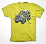 Land Rover Defender 90 HUE 166 edition - Sniff Petrol  #ContinuousCar Unisex T-shirt