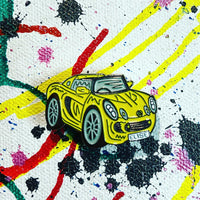 Lotus Elise - Yellow | Limited edition enamel pin badge |  Very low stock