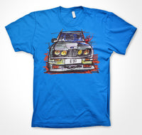 BMW E30 M race livery #ContinuousCar Unisex T-shirt