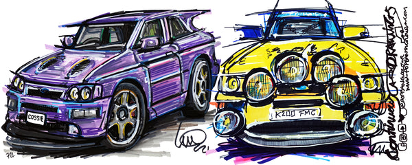 Ford Escort Cosworth’s  #ContinuousCar | Mug