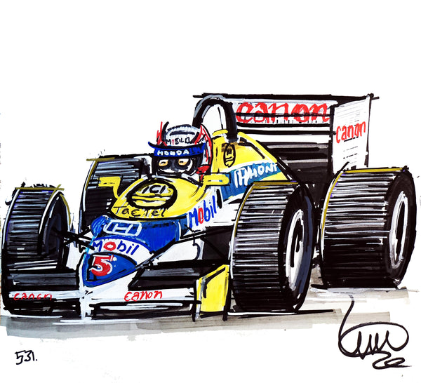 #ContinuousCar No.531 | Williams Racing F1 | "Red 5" | Nigel Mansell |