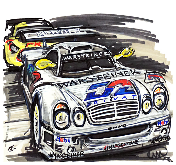 #ContinuousCar No.1325 | Mercedes Benz CLK race car