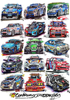 #ContinuousCar poster print collection | BTCC I British Touring Car