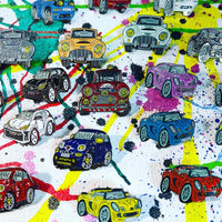 Abarth 595 Red - Limited edition enamel pin badge -