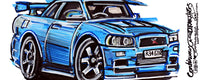 Nissan GT-R R34| #ContinuousCar |  Mug