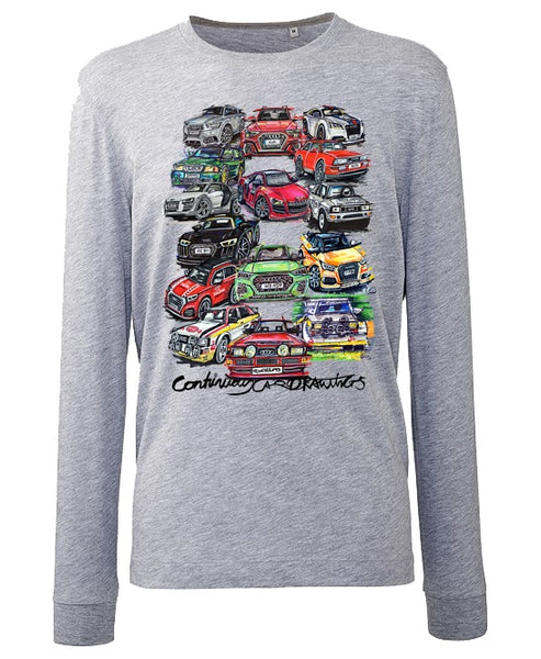 #ContinuousCar collection -  Audi - Unisex T-shirt - long sleeve