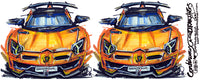 Lamborghini Aventador - Orange | #ContinuousCar |  Mug