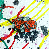 Lotus Elise - Orange | Limited edition enamel pin badge |  20 only