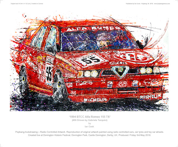 1994 BTCC Alfa Romeo 155 TS - POPBANGCOLOUR Shop